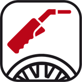 Icono soldadura TIG de llantas